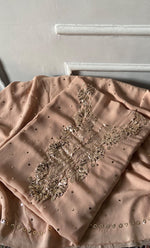 Load image into Gallery viewer, Hunar Women's Lucknowi Handcrafted Viscose Georgette Unstitched Chikankari Suit Material - HONC0338162