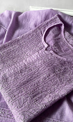 将图像加载到图库查看器中， Women&#39;s Lakhnavi Handcrafted Kota Cotton Semi - Stitched Kurta And Dupatta Set- HONC0314210
