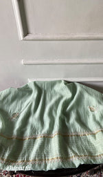 Load image into Gallery viewer, Women's Lakhnavi Handcrafted Mul Chanderi Unstitched Chikankari Full Suit - HONC0355241