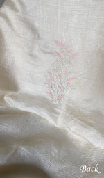 Load image into Gallery viewer, Women's Lakhnavi Handcrafted Tussar Silk Chikankari Kurta And Dupatta Set - HONC0314565