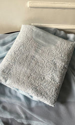 Load image into Gallery viewer, Women&#39;s Lakhnavi Handcrafted Unstitched Cotton Chikankari Suit Material - HONC0320307
