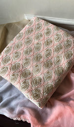 Load image into Gallery viewer, Nida Women&#39;s Lakhnavi Handcrafted Cotton Chikankari Suit Material - HONC0291803
