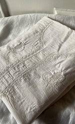 Load image into Gallery viewer, Anvika Women's Lakhnavi Handcrafted Chanderi Silk Unstitched Kurta And Dupatta Set - HONC0321987