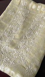 Load image into Gallery viewer, Aarya Lucknowi Handcrafted Cotton Unstitched Chikankari Unstitched Unisex Kurta Fabric - HONC0335275