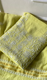Load image into Gallery viewer, Women&#39;s Lakhnavi Handcrafted Mul Chanderi Kurta And Dupatta Set - HONC0288980
