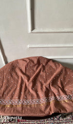 Load image into Gallery viewer, Nitara Women's Lakhnavi Handcrafted Mul Chanderi Unstitched Chikankari Full Suit - HONC0362601