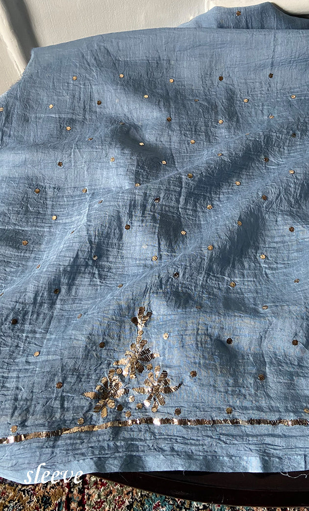 Mul Chanderi Kurta And Dupatta SetWomen's Lakhnavi Handcrafted Mul Chanderi Kurta And Dupatta Set- HONC0338722