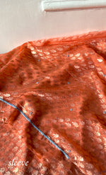 Load image into Gallery viewer, Women&#39;s Lakhnavi Handcrafted Chanderi Silk Unstitched Kurta And Dupatta Set - HONC0324542
