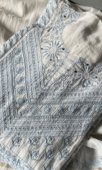 将图像加载到图库查看器中， Women&#39;s Lakhnavi Handcrafted Maheshwari Mul Chanderi Semi - Stitched Kurta And Dupatta Set - HONC0278902
