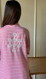 Load image into Gallery viewer, Amanat Women&#39;s Lucknowi Handcrafted Cotton Chikankari Kurti - HONC0276852
