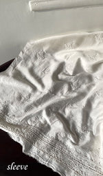 Load image into Gallery viewer, Women's Lucknowi Handcrafted Chanderi Silk Unstitched Chikankari Kurta and Dupatta Set- HONC0276219