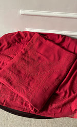 Load image into Gallery viewer, Women&#39;s Lakhnavi Handcrafted Unstitched Cotton Chikankari Suit Material - HONC061625
