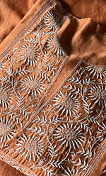 将图像加载到图库查看器中， Women&#39;s Lakhnavi Handcrafted Chanderi Silk  Semi - Stitched Kurta And Dupatta Set - HONC0284758
