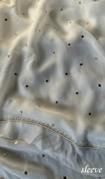 Load image into Gallery viewer, Women&#39;s Lucknowi Handcrafted Viscose Georgette Chikankari Kurta Dupatta Set- HONC0279077

