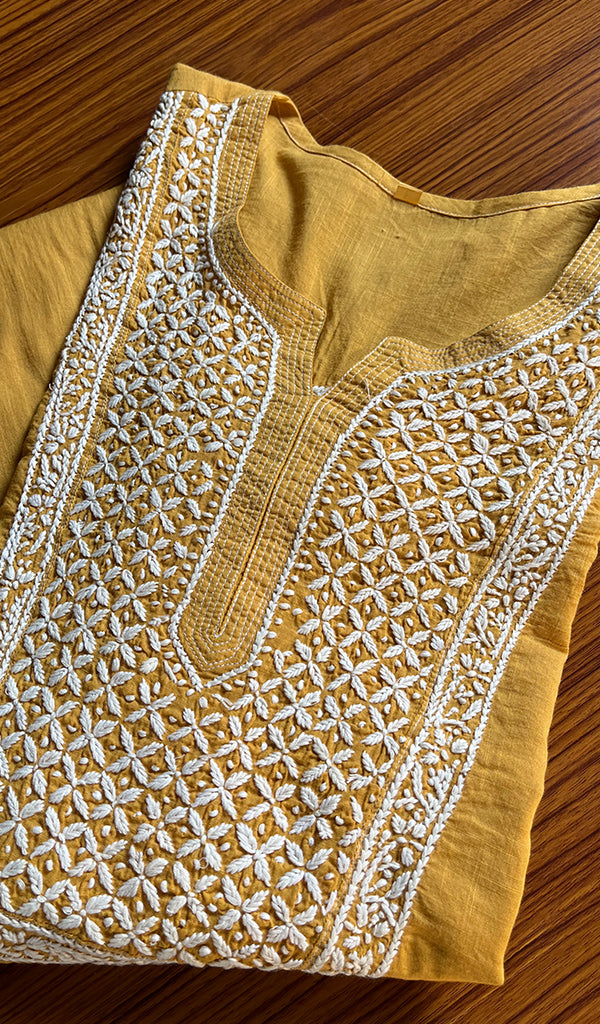 Women's Lucknowi Handcrafted Cotton Chikankari Kurti - HONC0301040
