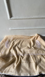 Load image into Gallery viewer, Women's Lakhnavi Handcrafted Mul Chanderi Unstitched Kurta And Dupatta Set- HONC0362574