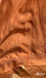 将图像加载到图库查看器中， Women's Lakhnavi Handcrafted Mul Chanderi Unstitched Chikankari Full Suit Material - HONC0328109