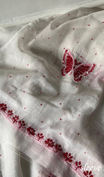 Load image into Gallery viewer, Titlee Women's Lakhnavi Handcrafted Mul Chanderi Unstitched Kurta And Dupatta Set - HONC0347333