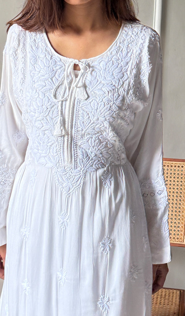 Women's Lucknowi Handcrafted Cotton Kurti  - HONC0296920