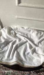 Load image into Gallery viewer, Women's Lakhnavi Handcrafted Cotton Semi -Stitched Kurta And Dupatta Set - HONC0326108