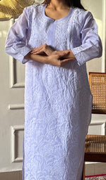 将图像加载到图库查看器中， Anisa Women's Lakhnavi Handcrafted Cotton Chikankari Kurti - HONC0356958