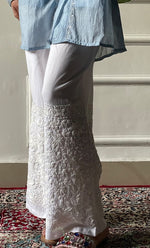 Load image into Gallery viewer, Women's Lucknowi Handcrafted Modal Cotton Chikankari Palazzo - HONC0254848
