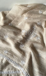 Load image into Gallery viewer, Women's Lakhnavi Handcrafted Unstitched Mul Chanderi Kurta And Dupatta Set - HONC0329035