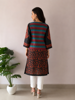 Cotton Chikankari Stitched Kurti HONC050298