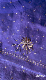 将图像加载到图库查看器中， Marifa Women&#39;s Lakhnavi Handcrafted Pure Organza Chikankari Unstitched Kurta And Dupatta Set- HONC0255851
