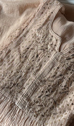 Load image into Gallery viewer, Women's Lakhnavi Handcrafted Mul Chanderi Unstitched Kurta And Dupatta Set  - HONC03008500