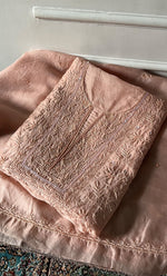 Load image into Gallery viewer, Women's Lakhnavi Handcrafted Pure Organza Chikankari Unstitched Kurta And Dupatta Set- HONC0327850