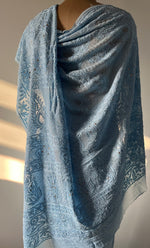 Load image into Gallery viewer, Women&#39;s Lakhnavi Handcrafted Viscose Georgette Chikankari Saree - HONC0271076
