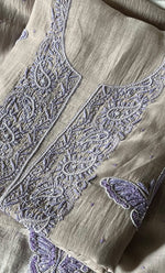 将图像加载到图库查看器中， Titlee Women&#39;s Lakhnavi Handcrafted Mul Chanderi Unstitched Kurta And Dupatta Set - HONC0302253
