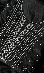 Load image into Gallery viewer, Women&#39;s Lakhnavi Handcrafted Organza Chikankari Unstitched Full Suit Material - HONC0271203
