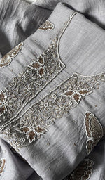 将图像加载到图库查看器中， Women&#39;s Lakhnavi Handcrafted Mul Chanderi Kurta And Dupatta Set - HONC0295624

