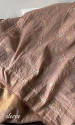 Load image into Gallery viewer, Women's Lakhnavi Handcrafted Mul Chanderi Unstitched Chikankari Full Suit Material - HONC0316857