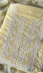 Load image into Gallery viewer, Farah Women&#39;s Lakhnavi Handcrafted Cotton Chikankari Suit Material-  HONC0265527
