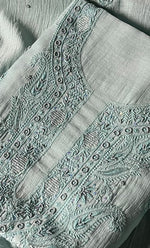 将图像加载到图库查看器中， Women&#39;s Lakhnavi Handcrafted Maheshwari Mul Chanderi Unstitched Kurta And Dupatta Set- HONC0273018

