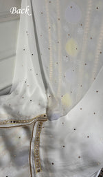 将图像加载到图库查看器中， Women's Lucknowi Handcrafted Viscose Georgette Unstitched Chikankari Kurta and Dupatta Set- HONC0329580