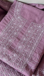 Load image into Gallery viewer, Women&#39;s Lakhnavi Handcrafted Cotton Chikankari Suit Material - HONC0275045
