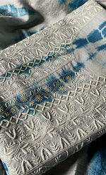 将图像加载到图库查看器中， Women's Lakhnavi Handcrafted Munga Silk Chikankari Kurta And Dupatta Set- HONC0285357