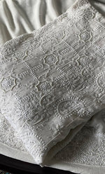 将图像加载到图库查看器中， Women's Lakhnavi Handcrafted Pure Silk Georgette Chikankari  Unstitched Anarkali And Dupatta Set- HONC0321064