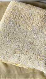 Load image into Gallery viewer, Women's Lakhnavi Handcrafted Cotton Unstitched Chikankari Suit Material - HONC0354994