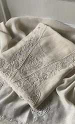 Load image into Gallery viewer, Women&#39;s Lakhnavi Handcrafted Mul Chanderi Unstitched Kurta And Dupatta Set- HONC0314857
