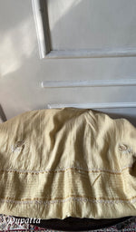 Load image into Gallery viewer, Mahira Women's Lakhnavi Handcrafted Mul Chanderi Unstitched Chikankari Full Suit - HONC0355240