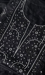 Load image into Gallery viewer, Women&#39;s Lakhnavi Handcrafted Organza Chikankari Unstitched Full Suit Material - HONC0271225
