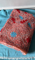 Misba Women's Lakhnavi Handcrafted Unstitched Cotton Chikankari Suit Material - HONC073818