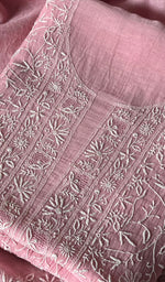 Load image into Gallery viewer, Women&#39;s Lakhnavi Handcrafted Mul Chanderi Kurta And Dupatta Set - HONC0279326

