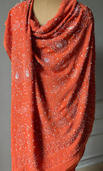 Load image into Gallery viewer, Women&#39;s Lakhnavi Handcrafted Viscose Georgette Chikankari Saree - HONC0290058
