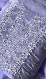 Load image into Gallery viewer, Farah Women's Lakhnavi Handcrafted Unstitched Cotton Chikankari Suit Material - HONC0298921
